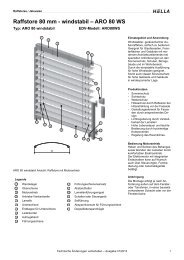 Raffstore 80 mm - windstabil â ARO 80 WS