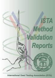 ISTA Method Validation Reports - International Seed Testing ...