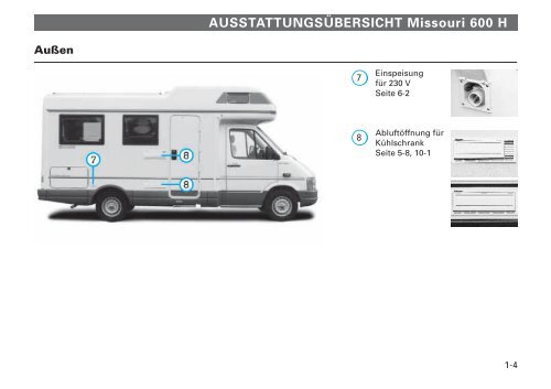 Betriebsanleitung Missouri - bei Karmann Mobil