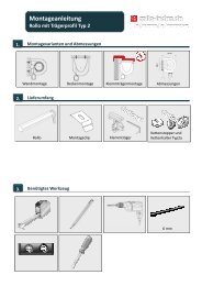 Montageanleitung Rollo mit Trägerprofil Typ 2 - rollo-laden