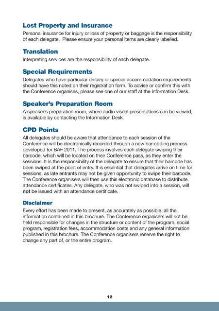 DELEGATE PROGRAM - Australian Building Codes Board