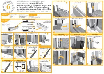 Istruzioni di montaggio per zanzariera, laterale ... - Bettio Zanzariere