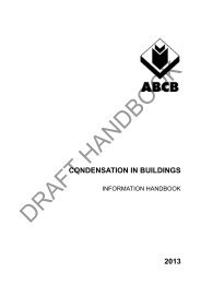 Condensation in Buildings - Australian Building Codes Board
