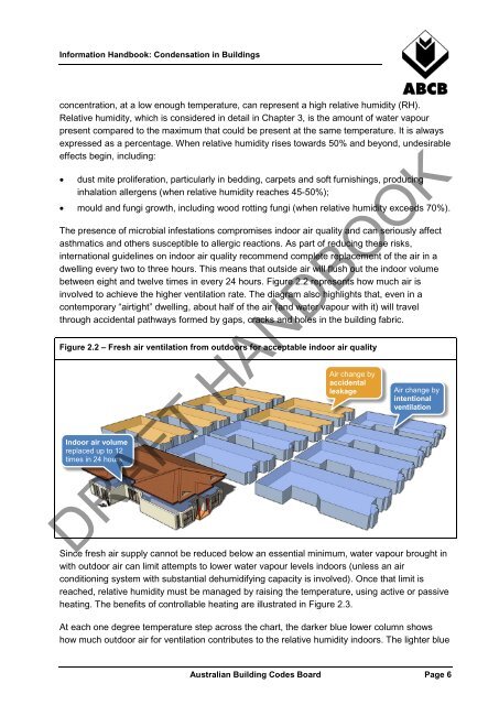 Condensation in Buildings - Australian Building Codes Board