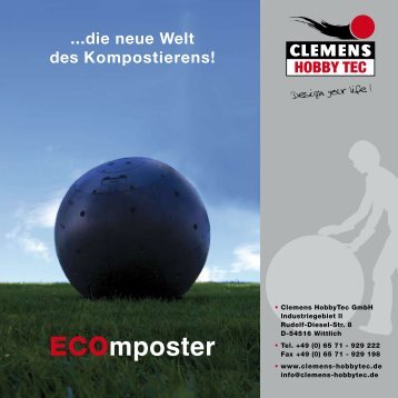 ECOmposter - Prospekt - Deutsch - Clemens HobbyTec GmbH