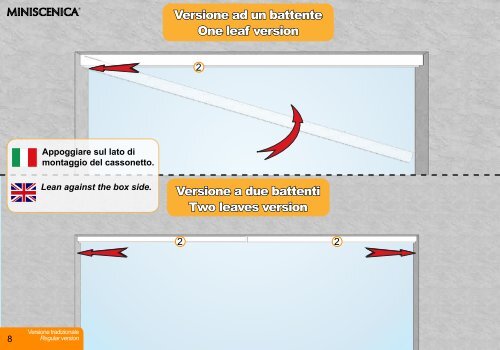 Istruzioni montaggio - Bettio Zanzariere