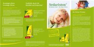 Sedariston® Beruhigtes Kind – Beruhigte Eltern - Imedo