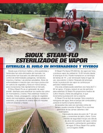 SteamFlo (Page 1) - Sioux Steam Cleaner Corporation