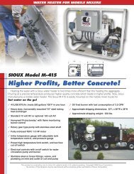 M-415 Brochure - Sioux Steam Cleaner Corporation