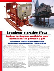 Lavadoras a presión Sioux - Sioux Steam Cleaner Corporation