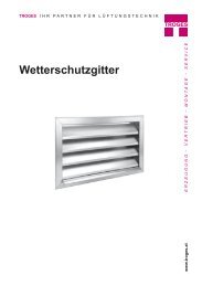 Wetterschutzgitter - Troges