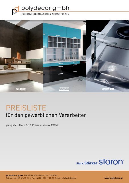 01 Staron Preisliste 2012.pdf - Tschabrun