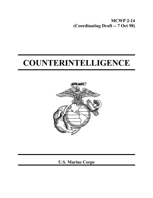 COUNTERINTELLIGENCE