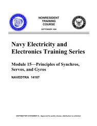 Module 15, Principles of Synchros, Servos, and Gyros