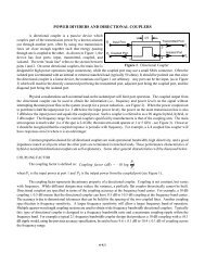 Power Dividers and Directional Couplers - Department of Physics ...