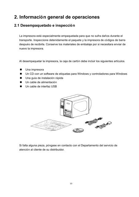 MANUAL DEL USUARIO TTP-2410M Pro/346M Pro/644M Pro ... - TSC