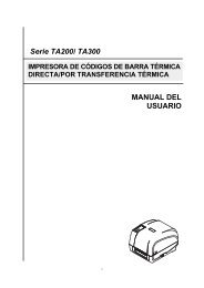 MANUAL DEL USUARIO Serie TA200/ TA300 - TSC