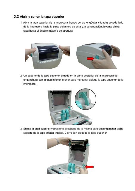 MANUAL DEL USUARIO TTP-245C / TTP-343C / TTP-244CE - TSC