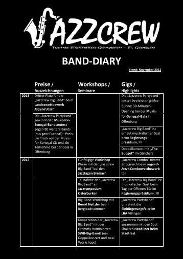 BAND-DIARY