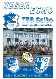 1.FC Magdeburg - TSG Calbe/Saale