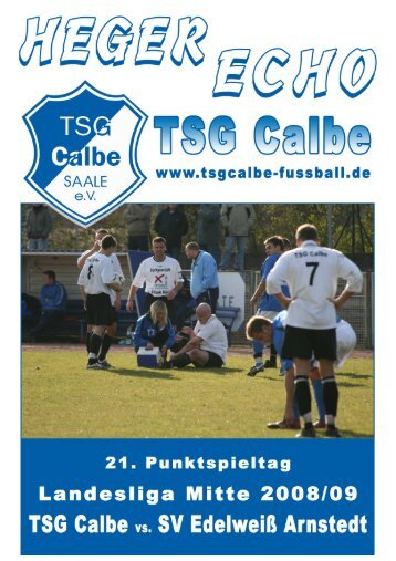 TSG Calbe - Edelweiss Arnstedt - TSG Calbe/Saale