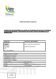 tender reference cb209/2012 tender for the appointment of a panel ...