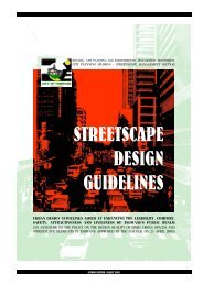 STREETSCAPE DESIGN GUIDELINES - gTKP