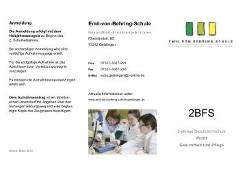 Emil-von-Behring-Schule - T-Online