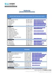 llistat de residÃ¨ncies - TSI-Turismo Sant Ignasi