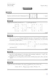 Classe de TSI2 - Exercices de mathÃ©matiques - LycÃ©e Jean Perrin