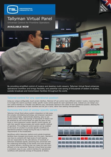 Tallyman Virtual Panel - TSL