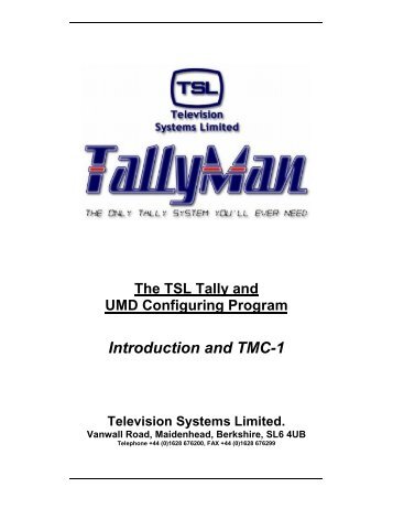 Introduction and TMC-1 - TSL