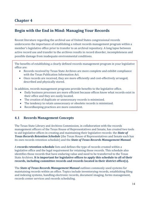 Begin with the End in Mind: A Records Management & Archives ...