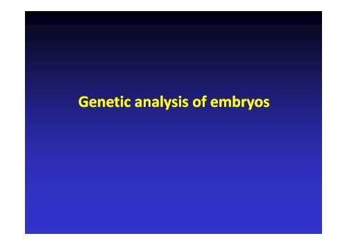 infertility treatments, genes and chromosomes