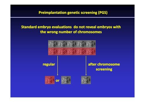 infertility treatments, genes and chromosomes