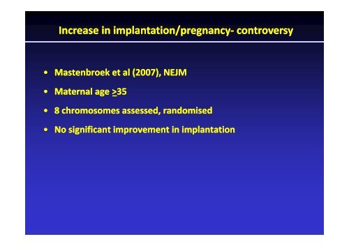 infertility treatments, genes and chromosomes