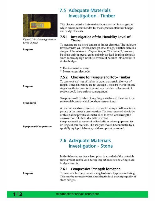 Handbook for Bridge Inspections - TSP2