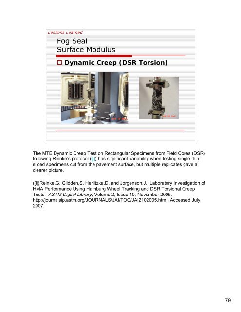 Spray Applied Polymer Surface Seals - TSP2