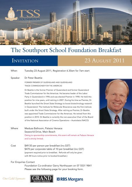 Senior Newsletter - The Southport School