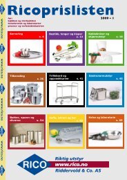 Rico smÃ¥utstyr Katalog - TS StorkjÃ¸kken AS