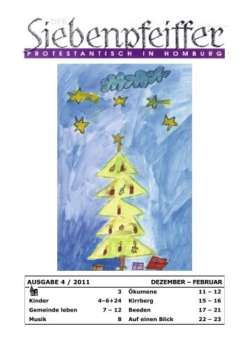 ausgabe 4 / 2011 dezember â februar - Evangelische Kirche der Pfalz