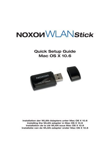 Quick Setup Guide Mac OS X 10.6