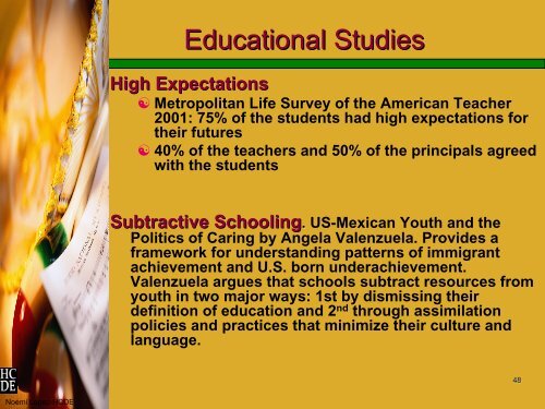 Latino English Language Learner and the Mathematics Perspective