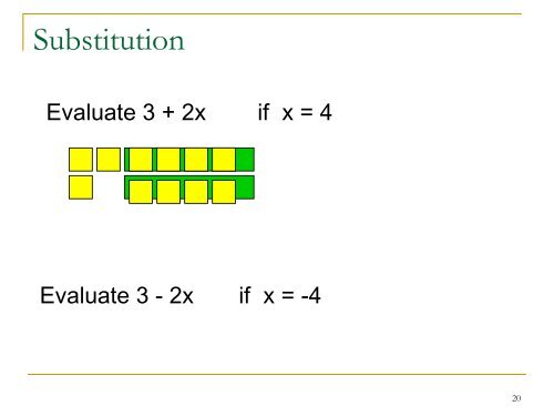 Let's Do Algebra Tiles