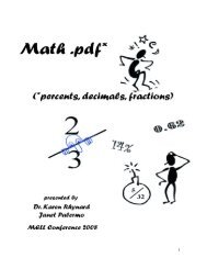 MATH: PDF (Percent, Decimal, Fraction) - Mathematics for English ...