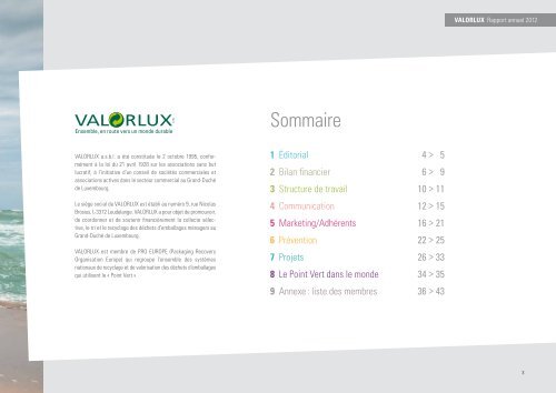 rapport annuel 2012 - valorlux.lu