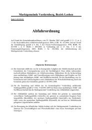 MÃ¼llabfuhrordnung - .PDF - Marktgemeinde Vordernberg