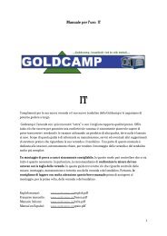 Manuale per l'uso IT - Goldcamp