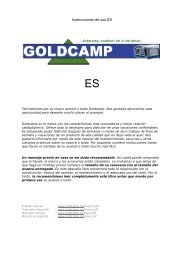 Instrucciones de uso ES - Goldcamp