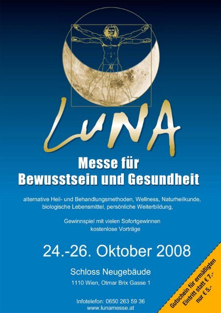 âLUNAâ Messe fÃ¼r Bewusst Sein und Gesundheit - Katze & Du